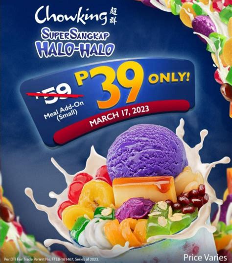 price of halo halo in chowking|This is Not a Drill: Chowking's SuperSangkap Halo.